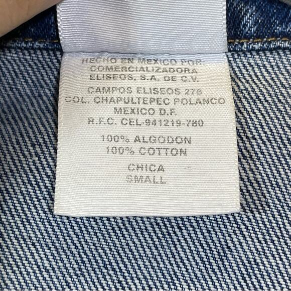 Hard Rock Cafe Cozumel, Denim Jacket. Size Small. In excellent condition - Picture 5 of 7